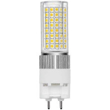 Bec LED G12 G12 20w cu soclu dublu cu ac, echivalent bec G12 cu halogenuri metalice (alb cald)