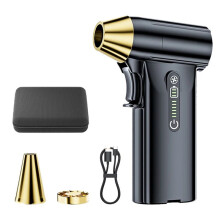 New 130000RPM Hurricane Handheld Dust Blower Can Be Used for Snow Blowing, Barbecue Assistance, Car Cleaning