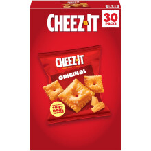 Cheez-It Original Baked Snack Crackers, Lunch Snacks (30 Packs)