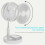 Cordless Folding Fan Cooling Wireless Portable Rechargeable Fan 6