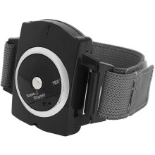 Smart anti-snarkningsapparat bärbar EMS pulsbrusreducerande muskelstimulator USB-laddningsbar anti-snarkring, svart