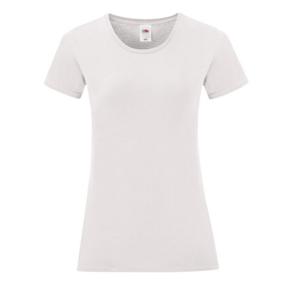 Fruit Of The Loom (Xs, White) Womens/Ladies Iconic 150 T-Shirt