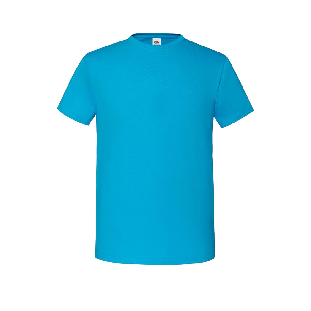 Fruit Of The Loom (L, Azure Blue) Mens Iconic 150 T-Shirt
