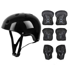 Kinderhelm Knie- und Ellbogenschoner Fahrrad-Skate-Bike-Schutz