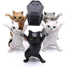 Sargtanz mit Katze, Die Katze hob den Sarg, Tanzende Sargträger, Lustiger Stifthalter (Colora)