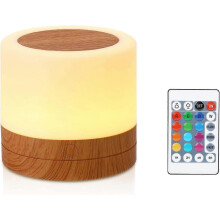 LED-Nachtlicht, Mini-Tischlampe für Schlafzimmer und Außenbereich, dimmbar und augenschonend
