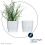 LIVIVO 12cm Plastic Plant Pot Grey Sandstone 6