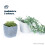LIVIVO 12cm Plastic Plant Pot Grey Sandstone 7