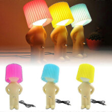 „Naughty Boy Mr. P – Ein kleiner schüchterner Mann“ – Kreative Lampe, kleines Nachtlicht, Schreibtischlampe, Heimdekoration, schönes