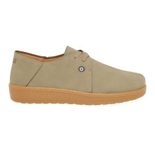 (8 UK, Sand) Lambretta Mens Logo Platform Trainers