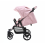 Leatherette Pram with Footmuff & Changing Bag-Pink 2