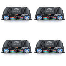 4X BT-998 HIFI Digital Audio Amplifier LCD Display ClassD Power Amplificador Radio Car Home Speaker FM USB