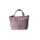 Leatherette Pram with Footmuff & Changing Bag-Pink 6