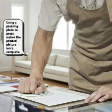 Gel Printing Plate Kit - 5x7" & 8x10" Reusable Gelli Plates for Monoprinting, Eco-Friendly,Easy to Clean Art Printmaking
