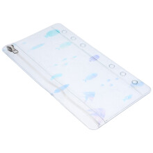 1Losse Blad Ritszakje PVC Wit Voor Scrapbooking En School