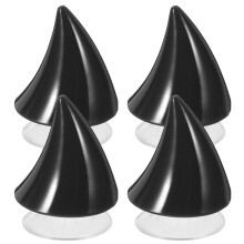 1 set motorhelm met hoorns en helmdrager auto/motorfiets