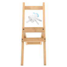 1Set Beige Waterkanhouder Bamboe Opvouwbaar Voor Camping En