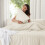 (Double, Cream) Premium Stripe Duvet Cover Set & Pillowcase Pair 2
