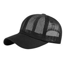 1Zwarte Ademende Sportieve Baseballpet En Outdoor