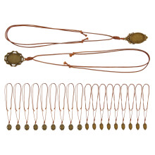 Metalen Bezel Trays Met PU Riem Unieke Kettingmakers