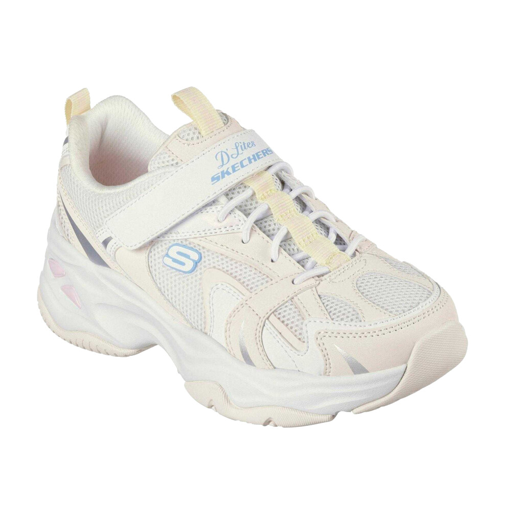 Skechers (12 Uk Child, Natural) Childrens/Kids D'lites 4.0 Trainers
