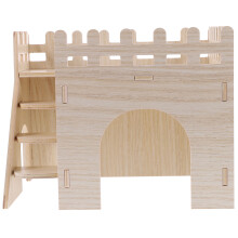 1Houten Hamster Huis Met Ladder Om Te Klimmen