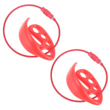 2St Plastic Metalen Vliegende Schijf Draagclip Voor Camera