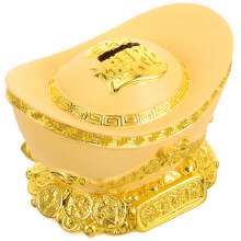 1Gouden Spaarpot Resin Decoratieve Geldhouder Voor Kantoor En Thuis