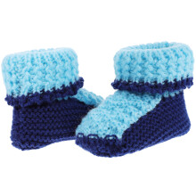 1Paar Babykleurige Hekel Schoentjes Wol Comfortabel Baby