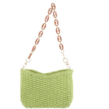 1Lichte Groene Handtas Van Stro Dames Accessoires