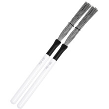 1Paar Draagbare Drum Wire Brushes Met Handvat