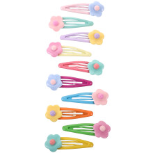 10St Haarclips Voor Styling, Metalen En Resin, Mix Kleuren