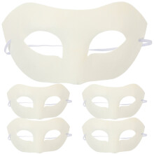 5St DIY Papieren Feestmaskers Geschikt Voor Halloween En Party