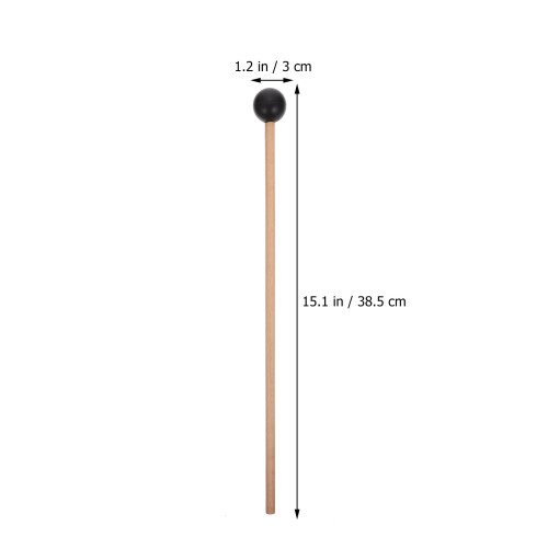 6St Rubber Mallets Percussie Sticks Voor Marimba En Xylofoon 1
