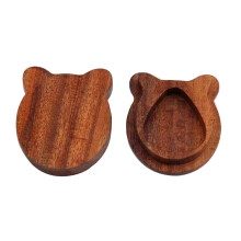 Wooden Guitar Pick Plectrum Storage Box for Picks Hold Case Care Tool Guitar Accessories,Without Picks
