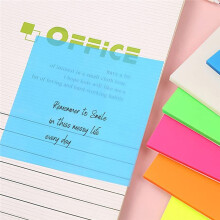 Transparent Sticky Note Pads - Colorful Transparent Sticky Notes,500 Sheets Waterproof Self-Adhesive Memo (3X3Inch)