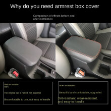 FüR  Highlander 2009-2014 Auto Konsole Armlehne Abdeckung Schutzleiste Gummiband Typ Grau