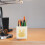 Wit Plastic Ps Pennenhouder Organisator Praktisch 8