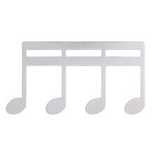 Music Book Sheet Clip Holder for Guitar Piano Violin Cello Flute Musical Instrument for Piano Guitar Violin Viola,Silver