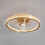 Jove LED Dimmable Ceiling Fan Light - Warm Brass 6