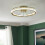 Jove LED Dimmable Ceiling Fan Light - Warm Brass 4