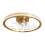 Jove LED Dimmable Ceiling Fan Light - Warm Brass 11