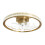 Jove LED Dimmable Ceiling Fan Light - Warm Brass 12