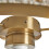 Jove LED Dimmable Ceiling Fan Light - Warm Brass 15