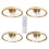 Jove LED Dimmable Ceiling Fan Light - Warm Brass 16