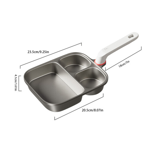 Multi Functional Cooking Pan Aluminum Alloy Breakfast Skillets 1