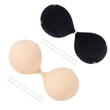2pcs Lifting Breast Pasties Thickened-Skin color black B