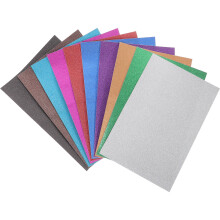 Sparkly Glitter Eva Knutselpapier Met Zelfklevende Achterkant