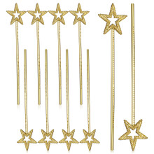 10St Feeënstokken Props Set Goud Voor Halloween En Podium
