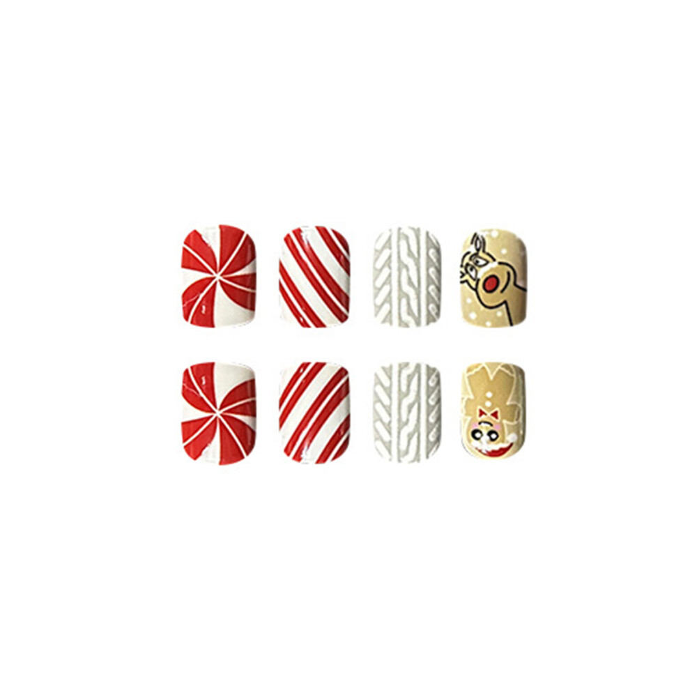 Phui-Pet-Supplies Festive Press-On Nails For Women & Girls